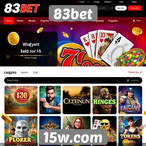 Plataforma 83bet oferece diversidade em jogos de cassino